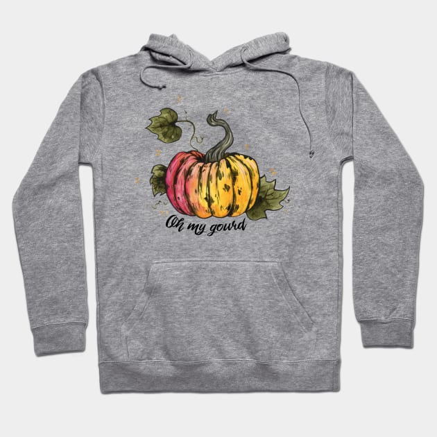 Oh My Gourd Hoodie by Ellen Wilberg